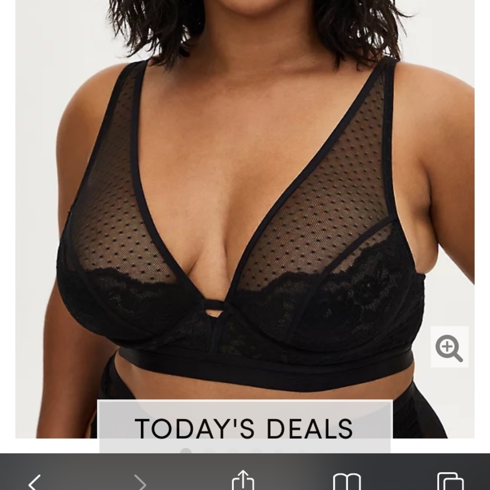 EUC size 3 torrid bralette w/underwire